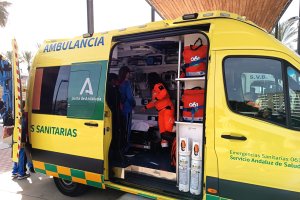 Imagen durante el acto institucional del Día Europeo del 112 celebrado esta mañana en Almería.