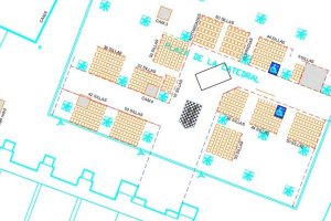 Plano de situación de la instalación de las sillas en la carrera oficial.