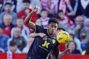 \'Choco\' Lozano en el Granada-Almería.