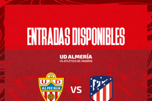 Ya están los precios para el Almería-Atlético de Madrid. 