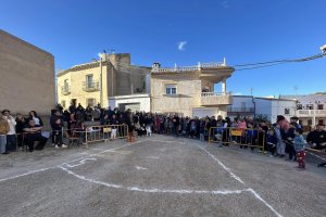 Momento en el que se producía una de las tiradas del torneo.