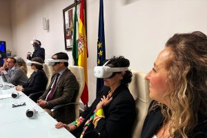 Visita a los jóvenes del CIMI El Molino con su proyecto 3D.