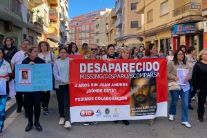 Marcha silenciosa por la desaparición de Juan Andrés Barranco.