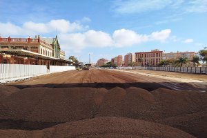 Así va la obra de urbanización sobre la playa de vías