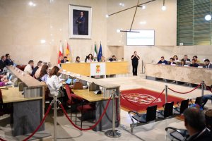 Concejales durante una sesión plenaria.