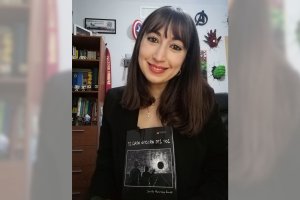 Jennifer Veiga, con su nuevo libro.