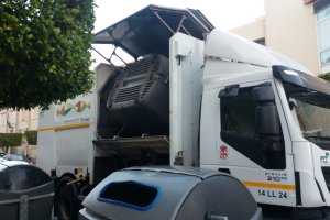 Un camión de basura de la capital, en una imagen de archivo.