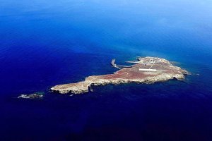 Imagen de archivo de la vista aérea de la Isla de Alborán.