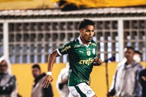El brasileño del Almería cedido en el Palmeiras no está siendo protagonista.