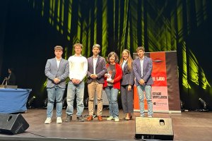 Equipo del IES Murgi, ganador en Bachillerato.