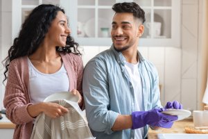 Tareas domésticas compartidas.