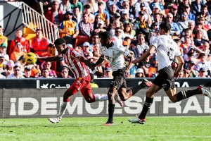 El Choco Lozano en el Valencia-Almería.