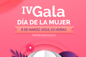 Cartel de la Gala de la Mujer.
