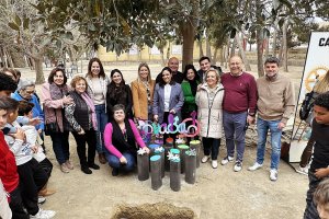 Huércal-Overa coloca la Capsula de la Igualdad en el Parque Municipal.