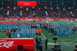 Los canteranos del Almería tuvieron su momento de gloria.