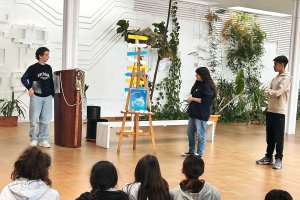 Una de las partes de la gymkhana celebrada el 8M.