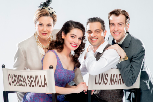 El elenco que este sábado se subirá a las tablas del Teatro Auditorio de Roquetas.