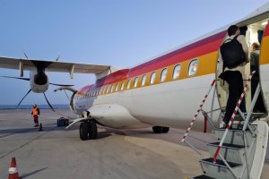 Imagen de archivo de un avión.