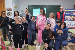 Los participantes en el taller.