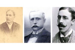 Fernando Roda González, José González Canet y Francisco Roda Spencer, representantes de la opulencia del XIX.
