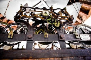 Mecanismo interno del reloj.