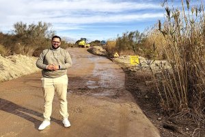 Domingo Trabalón, alcalde de Zurgena visita las obras del Plan Itinere.