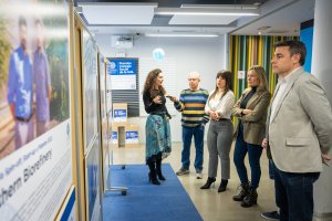 Parte del equipo de gobierno en la inauguración.