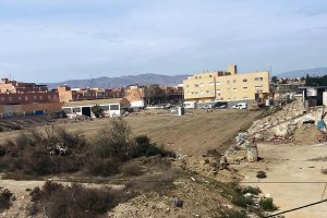 Máquinas ya trabajando en la zona del Matías Pérez