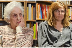 Marijé Orbegozo y Ana García D’Atri, autora y editora del libro respectivamente.