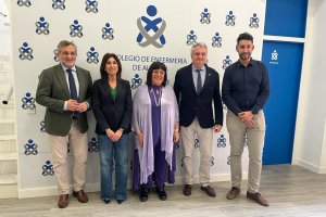 Ángel Escobar, Sacramento Sánchez, María del Mar García, Juan de la Cruz y Pablo Román.