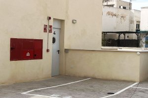 Plaza que no estaba contemplada en el proyecto