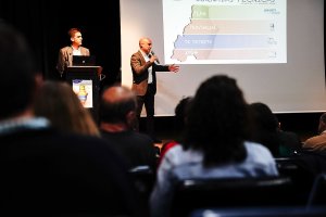 Jose Antonio García en la jornada técnica del Plan Provincial de Deporte en Almería