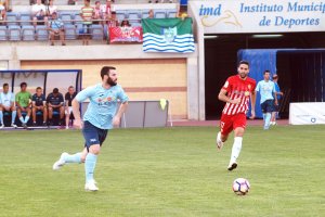 Antonio Puertas con el Almería de Soriano en Santo Domingo.