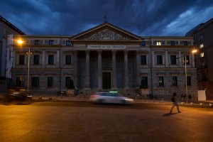 Fachada del Congreso de los Diputados.