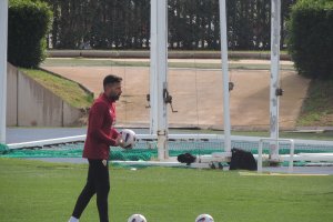 Ricardo Molina en el campo Anexo.