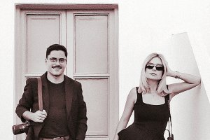 Los fotógrafos premiados Fran Leonardo y María Teresa.