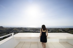 Vistas desde la premiada ‘Construcción de Vivienda Unifamiliar en Mojácar’.