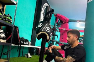 Embarba tiene otra pasión: el boxeo.