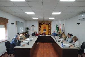 Sesión plenaria celebrada en el Ayuntamiento de La Mojonera.