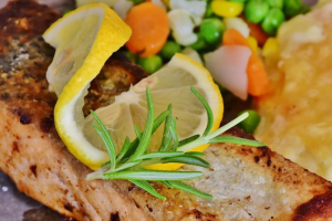 Pescado a la plancha.