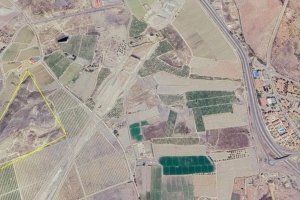 En amarillo la ubicación de la futura cantera según el mapa compartido en Change.org