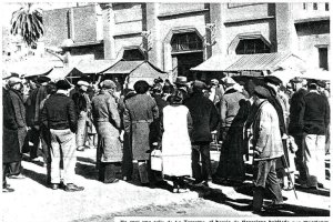 Barcelona en 1935 con más de 100 mil murcianos y almerienses. BIBLIOTECA NACIONAL