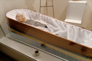 Carmela Camacho en el Tanatorio El Centro.