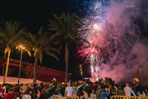 Imagen del último día de la undécima edición de 'Fallers pel Món' en Almería.