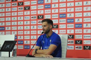 Leo Baptistao en la rueda de prensa