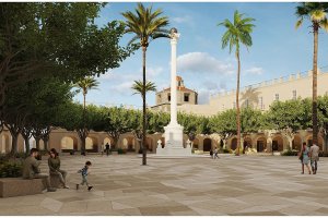 Vista del diseño de la nueva Plaza Vieja