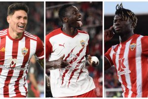 Darwin, Sadiq y Touré marcaron muchos goles en el Almería y dejaron muchos millones de euros en las arcas del club rojiblanco.