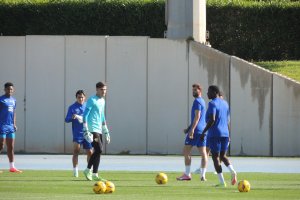 Pepe Mel ya conoce al portero trabajando con el primer equipo.
