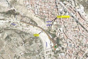 Mapa del proyecto del futuro bulevar.