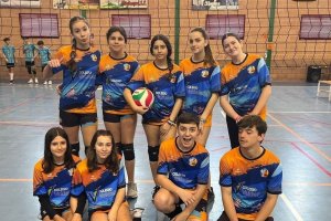 El equipo infantil del CV Vera, también clasificado para las finales.